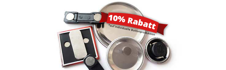 Kleidungsmagnete, Namensschilder, Magnetbuttons