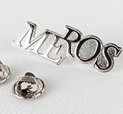 Sandgestrahlter Pin