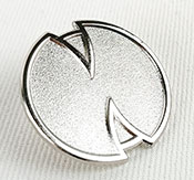 Sandgestrahlter Pin