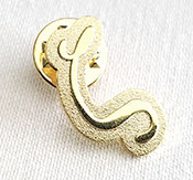 Sandgestrahlter Pin