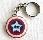 Button "Hero" mit Schlüsselkette